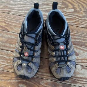 Merrell Brown and Black Athletic Shoes Vibram soles